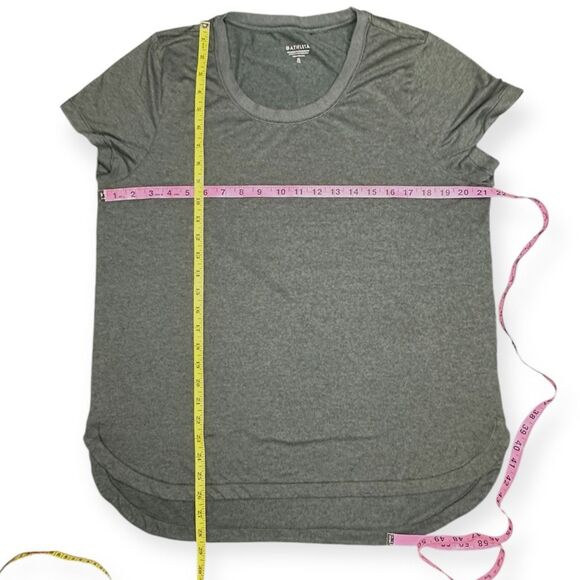 ATHLETA Women’s Aspen Olive / Eucalyptus Short Sleeve Uptempo Tee Size XL Style - Picture 9 of 9